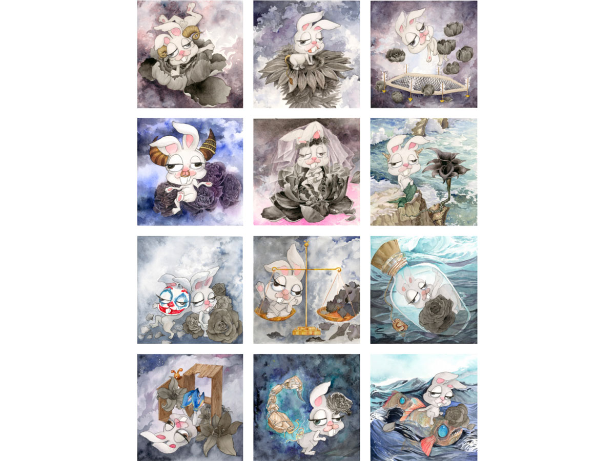 兔拽拽星座系列